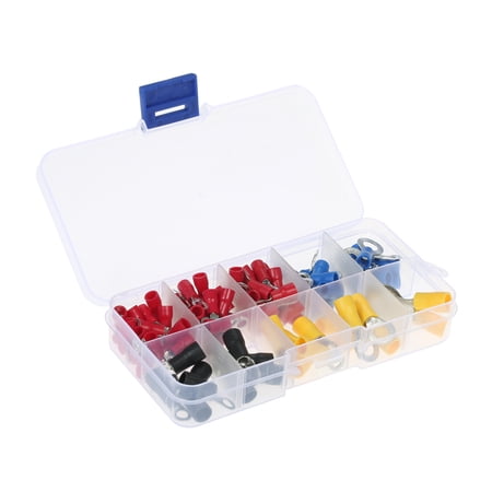 NFTIGB 102PCS Assorted Insulated Crimp Terminals Electrical Wire Cable Connector Kit with Storage Box, Copper Cord Ring End Set for Auto & Home (5.12 in / 13 cm) price history and forecast - NFTIGB E2408
