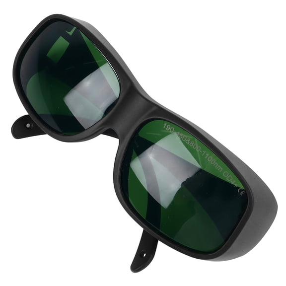 NFTIGB 1064nm Laser Safety Glasses Anti Laser Eye Protection Goggles OD4 Protective Lenses for OPT Beauty Device and Intense Pulsed Light Therapy Treatments (Black Frame Green Lens, 1-Pack)