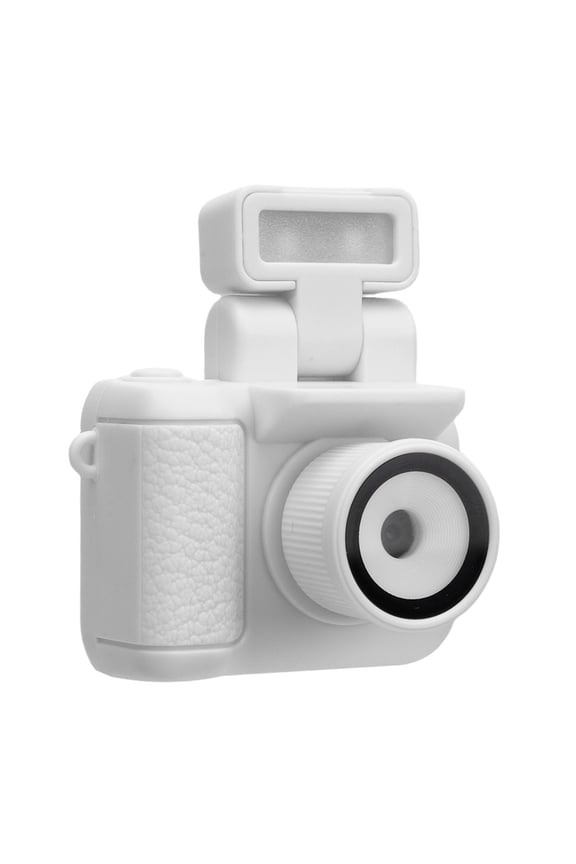 1080P Tiny Digital Camera 1.44 Inch HD Display Thumb Sized Keychain Camera with 32GB Card, White
