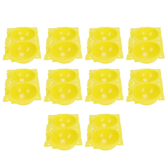 NFTIGB 10PCS Reusable Plant Rooting Device High Pressure Propagation Ball Box, Yellow S (2.68x2.17x2.09 inches / 68x55x53 mm)
