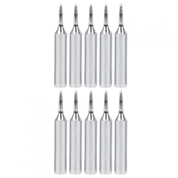 NFTIGB 10Pcs 900M-T-1C Lead-Free Copper Soldering Iron Tips Replacement Accessory for High-Strength Welding Multi-Purpose Precision Electronic Tool Kit