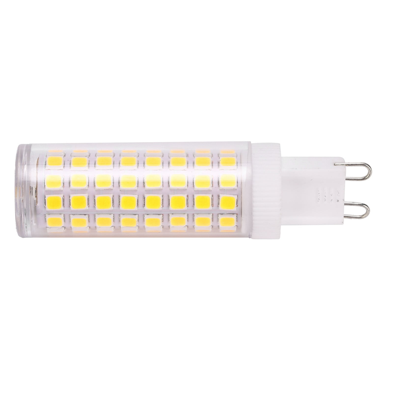 NFTIGB 10W G9 Bulb 1000LM 100LED Bi Pin Light Bulb LED Corn Lamp for Chandelier Ceiling Light Wall Lamp 100-240V Non-Dimmable Cold White (2.7 inches / 6.8 cm)