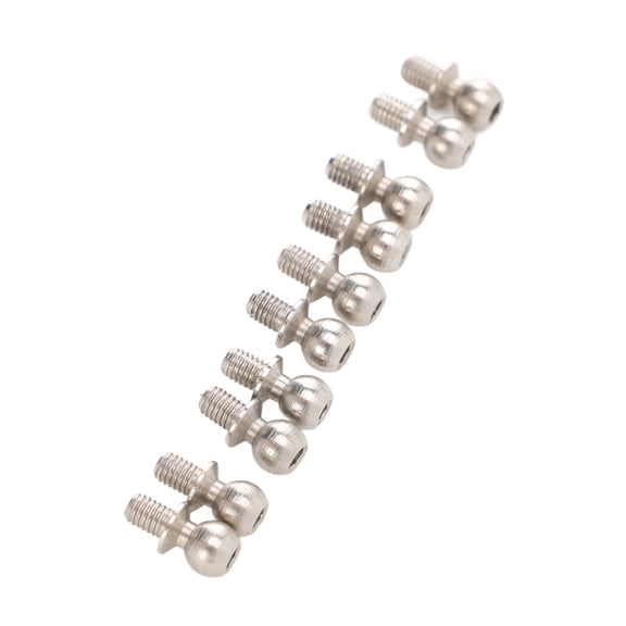 NFTIGB 10pcs Ball Head Screw Replacement Fastener for WLtoys 144001 144002 124008 RC Car Parts