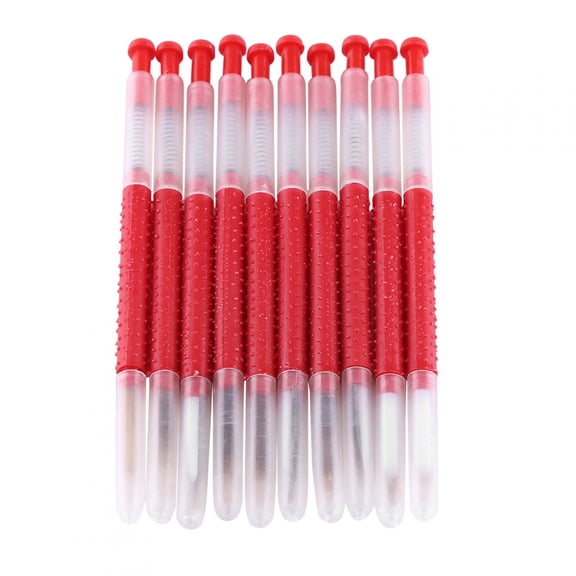NFTIGB 10pcs Beekeeping Honey Bee Larvae Chinese Grafting Tools Queen Rearing Implement for Apiary, Red (13 inches / 33.02 cm) Essential Beekeeping Equipment