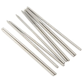 NFTIGB 10pcs High Speed Steel Machine Reamers Chucking Reamer Hole Cutting Tool (1.3mm / 0.05 inches)