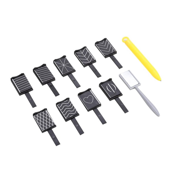 NFTIGB 11Pcs/Set 3D Cat Eye Magnetic LED Polish Soak Off UV Gel Magnet Stick Manicure Nail Art Tools
