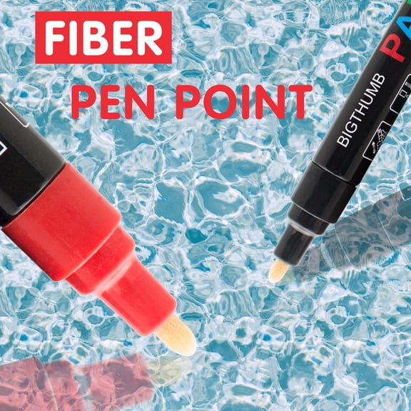NFTIGB 12 Colors Oil-Based Paint Pens Marker Set Waterproof Quick Dry for Rocks Glass Wood (14.2 cm / 5.6 inches)