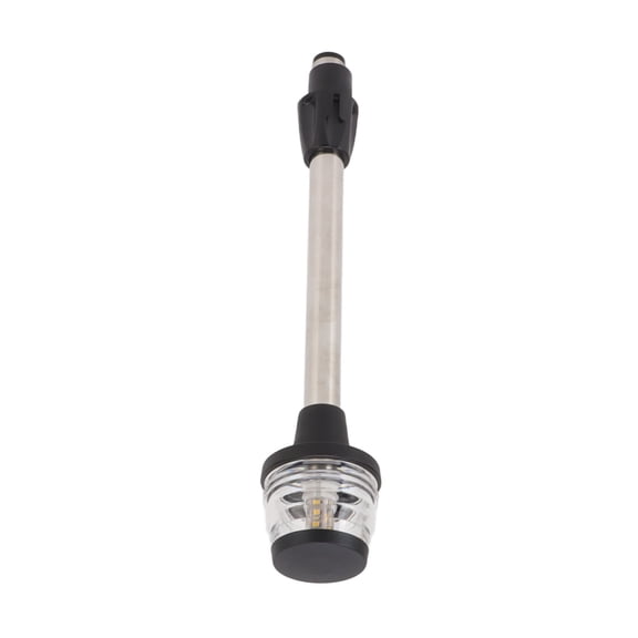 NFTIGB 12 Inches / 30.48 cm Marine Boat Stern Light, IP65 Waterproof LED Anchor Pole Light for Yachts, 360 Degree Visibility Navigation Light, DC 10-24V 2.5W 250LM