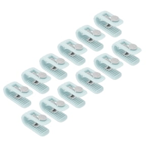 NFTIGB 12 Pcs Bed Sheet Clips Needleless Universal Quilt Cover Fastener, Green, Anti-Slip ABS Blanket Fixer (2.1 in / 5.3 cm)