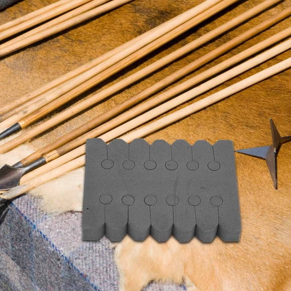 NFTIGB 12-Piece EVA Sponge Archery Arrow Separator Rack Holder, Lightweight & Durable Fletching Protector for Recurve Bow Hunting and Shooting Practice