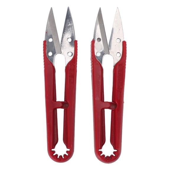 NFTIGB 12 Pieces U Shaped Scissors Professional Stainless Steel Threading Scissors for Needlework L 1551 (20.87 inches / 53 cm)