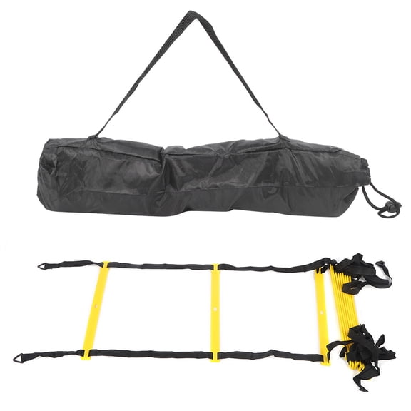 NFTIGB 12 Rung Running Competition Football Training Warm Up Speed Reinforced Soft Agile Step Ladder