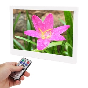 NFTIGB 12 inches / 30.48 cm Digital Photo Frame HD Electronic Album MP3 MPEG4 Player with Smart Remote Control, US Plug