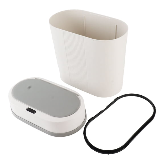NFTIGB 12L (3.17 Gallons) Touchless Smart Trash Can, Battery Powered Motion Sensor Automatic Induction Garbage Can for Bedroom Bathroom Kitchen, White [cite: 12]