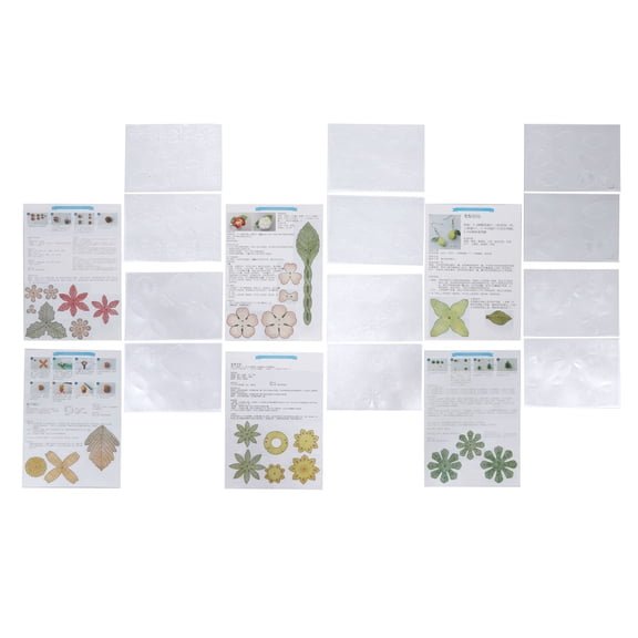 NFTIGB 12Pcs Heat Shrink Sheets BOPS Semi Transparent Shrinky Paper Art Films for Jewelry Bookmark DIY, 8.26 x 6.29 inches / 21 x 16 cm