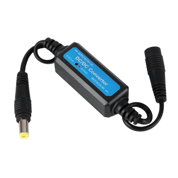 NFTIGB 12V 1.5A Mini DC Converter Transmission Real Time Monitoring LED Regulator Stabilizer 18W Car Audio Power Supply System Modification Accessory[cite: 1]