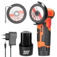 thumbnail image 1 of NFTIGB 12V 19500RPM Mini Angle Grinder Tool[cite: 1], Handheld Cutter for Wood Stone Steel, 2.95 inches / 75mm Disc, 2 Batteries Included, 220V EU Plug, 1 of 9