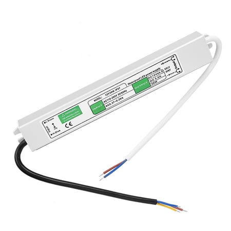 NFTIGB 12V 30W LED Waterproof Switch Power Supply Outdoor Waterproof LED Driver Electrical Parts with Short Circuit Protection for Home and Commercial Use
