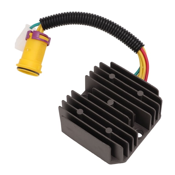 NFTIGB 12V ATV Regulator Rectifier Waterproof Aluminum Alloy Replacement Part for Buyang Feishen Xingyue Linhai 300cc D300 Atv 300 FA D300 Powersports Voltage Regulator Rectifier