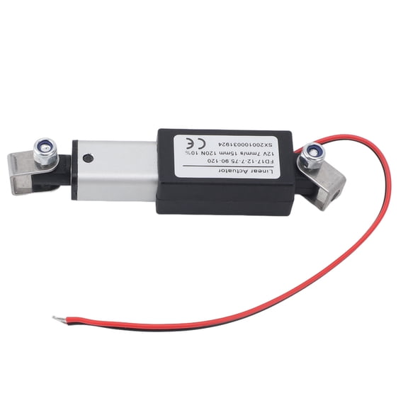 NFTIGB 12V Electric Linear Actuator 15mm / 0.6 inches Stroke 120N Heavy Duty Mini Electric Motor for Sofa Massage Chair Home Automation Systems 5.91 inches / 15 cm Length