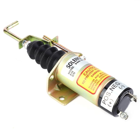 NFTIGB 12V Fuel Shutoff Solenoid Valve 366-07197 SA-3405T For Electric Generator Replacement Part Premium Industrial Grade Mechanical Transmission Pneumatic Control Valve Fits Multiple Models