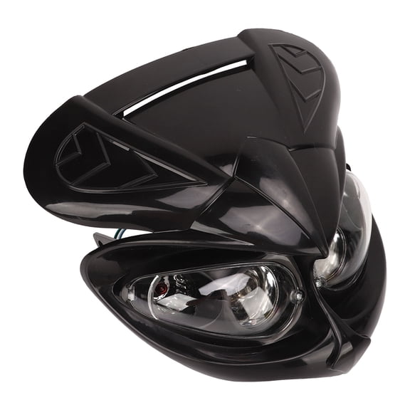NFTIGB 12V Motorcycle Fairing Head Lamp Dual Headlight High Low Beam for F-Eagle Apollo CRF Pit Dirt Bike Motocross, 13.39 inches / 34 cm