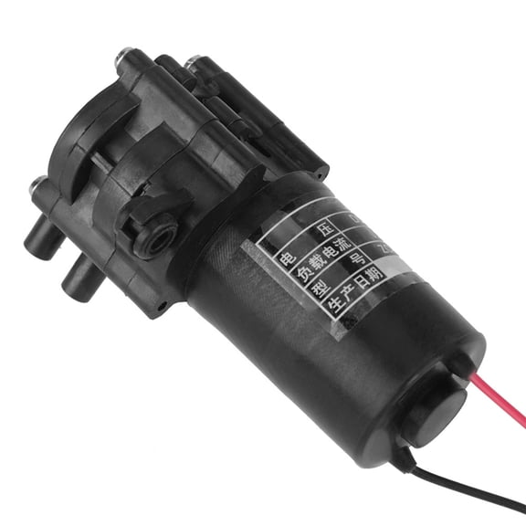 NFTIGB 12V ZC-A250 Mini Self Priming Corrosion Resistant DC Gear Water Transfer Pump, Low Noise 50db High Efficiency Fluid Pumping System For Home Appliances Drone Spraying And General Industrial Use