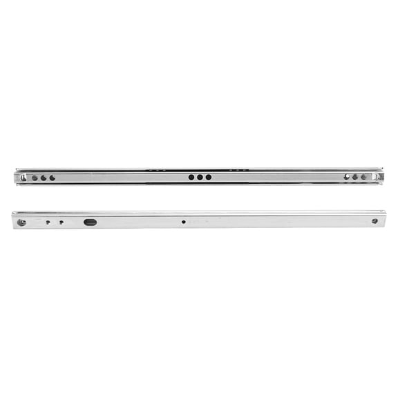 NFTIGB 13.5 Inches Cold Rolled Steel Drawer Slides Ball Bearing Slide Rail Heavy Duty Hardware Runners Two-Way Extension for Cabinets Countertop Drawers 2 Pcs Set (13.5 inches / 34.2 cm)