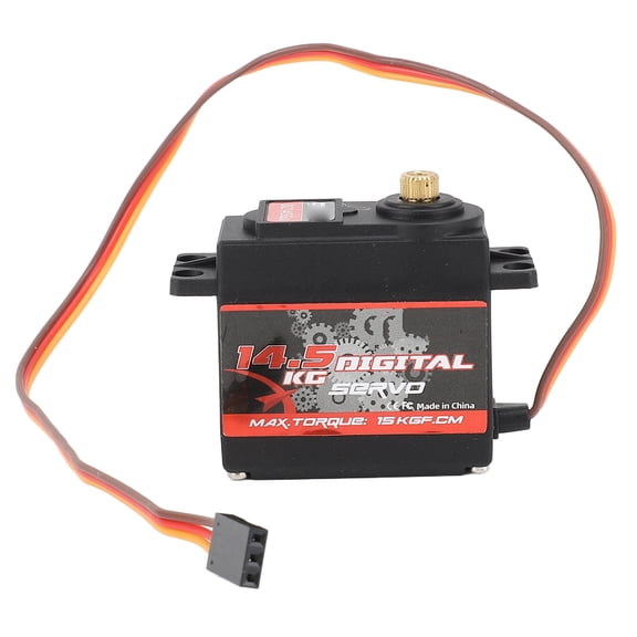 NFTIGB 14.5KG RC Servo Motor High Torque Full Metal Gear Digital Servos for RC Crawler Cars Boats Robots DIY Off-Road Vehicles Splashproof Upgrade Parts