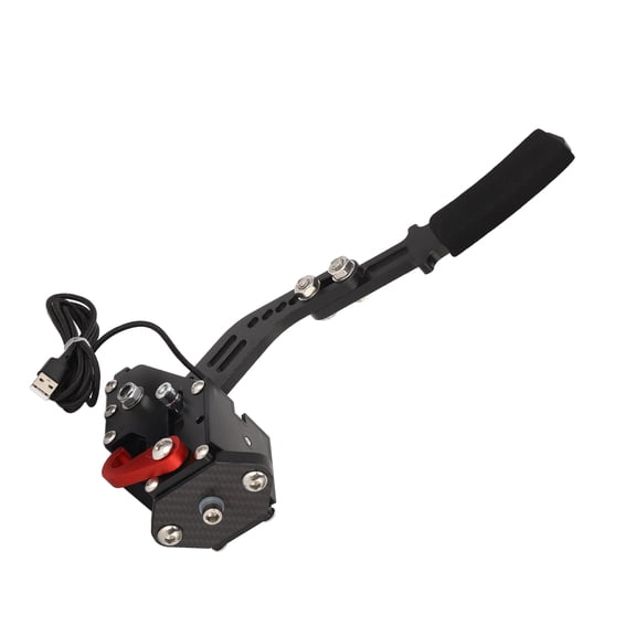 NFTIGB 14Bit PC USB Handbrake for Racing Games, Black (150 x 300 mm / 5.9 x 11.8 in)