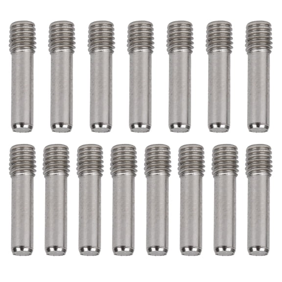 NFTIGB 15Pcs M3 Hex Screw Stainless Steel Headless Fastener RC Car Model Accessory 12mm 0.47 inches Universal Replacement Parts for HSP Redcat Traxxas Tamiya HPI Axial Vehicles Silver