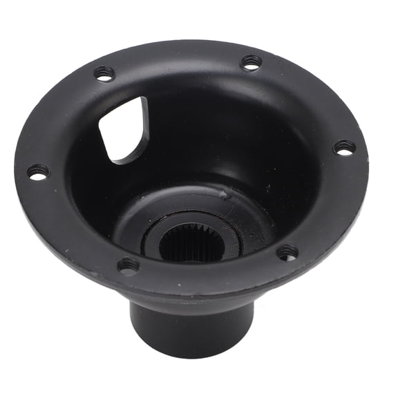 NFTIGB 15mm 30T 6 Hole Steering Wheel Adapter Steel Alloy Stable Steering Performance for Refitting Kart Electric Car Custom DIY Modified 4-Wheel Vehicles Accessories