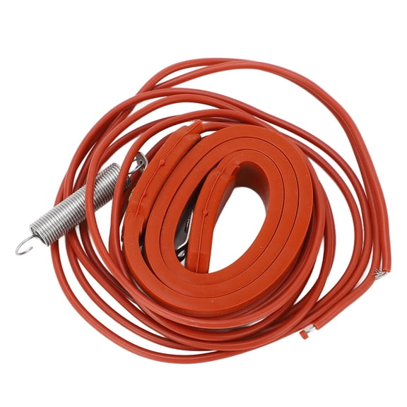 NFTIGB 15mm Width Heavy Duty Pipe Heating Cable Heat Tape Self Regulating Heating Tape for Roof, Gutter and Water Pipe Freeze Protection, 17.7 Inches / 45cm Length, 28W AC 220V