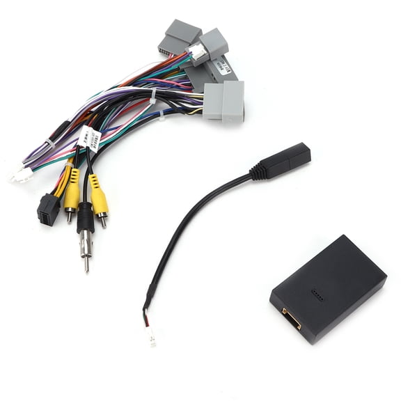 NFTIGB 16Pin Audio Wire Harness Adapter Power Cable with Canbus Box for Android Replacement for CRV 2.4 2015 and Civic 2014 Medium High Configuration Car Stereo Installation Kit
