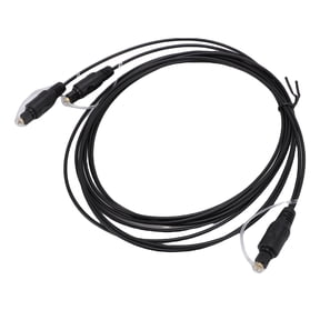 NFTIGB 1x2 Digital Optical Splitter Cable SPDIF for Toslink Fiber Optic Sound Splitter For Home Theater HDTV Speaker 6.56 ft / 2m