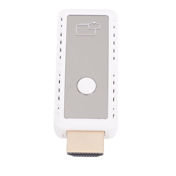 NFTIGB 2 in 1 HD Multimedia Transmitter and Receiver 4K Decoding 1080P Output Wireless 2.4G 5G Display Adapter Plug and Play Extender 4.33 inches / 11 cm White
