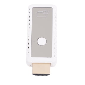NFTIGB 2 in 1 HD Multimedia Transmitter and Receiver 4K Decoding 1080P Output Wireless 2.4G 5G Display Adapter Plug and Play Extender 4.33 inches / 11 cm White