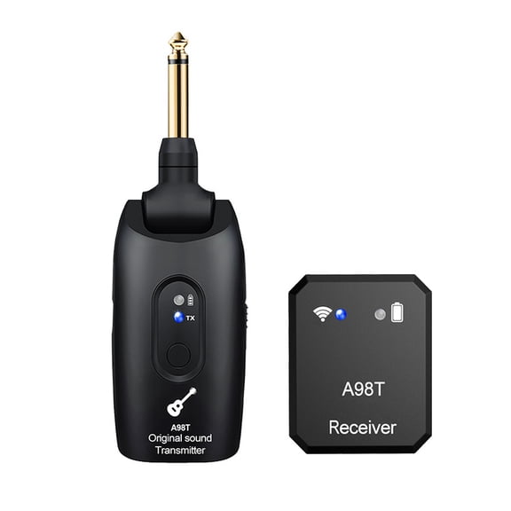 NFTIGB 2.4G Wireless In-Ear Monitor System 270-Degree Rotate Transmitter and Receiver for Studio Band Rehearsal Live Performance