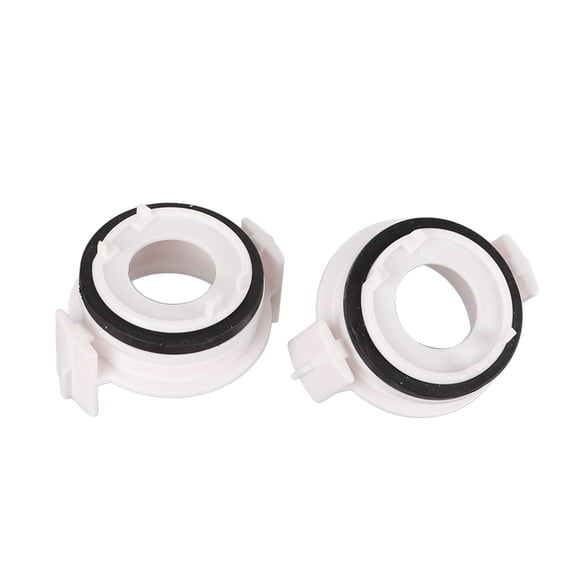 NFTIGB 2 Pack H7 LED Headlight Bulb Adapter Holders Retaining Clips, Reliable Auto Replacement Conversion Accessories for Headlamps, White, 4.33 inches / 11 cm