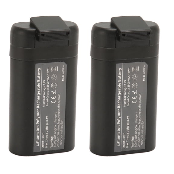 NFTIGB 2-Pack Intelligent Flight Replacement Battery 2500mAh for Mavic Mini Drone, Real Time Monitor 30 Minutes Flight Time Spare Battery Accessory