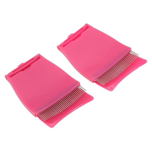 NFTIGB 2 Pcs Portable Folding Eye Lash Comb Eyelash Separator Grooming Tool for Travel (1.57 inches / 4 cm)