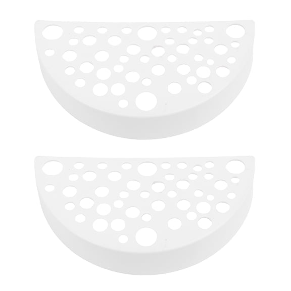 NFTIGB 2 Pcs Shrimp Hide Sturdy Plastic Spacious Shrimp Cave with Holes for Fish Tank Aquarium White 6.30 inches / 16 cm