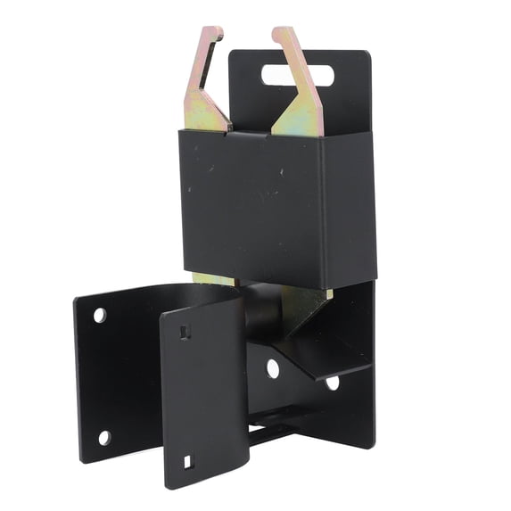 NFTIGB 2 Way Gate Latch Lockable Anti Sag Sturdy Construction Black Farm Gate Latch for 1 5/8in to 2in Round Tube Gate (15.00 cm / 5.91 inches)