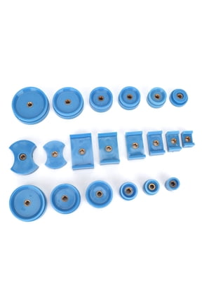 20-Piece Professional Watch Back Case Press Dies Mold Presser Accessory Kit, Durable Plastic Replacement Tool Set for Watchmakers and Repair Enthusiasts, Assorted Sizes (10.23 inches / 26 cm)