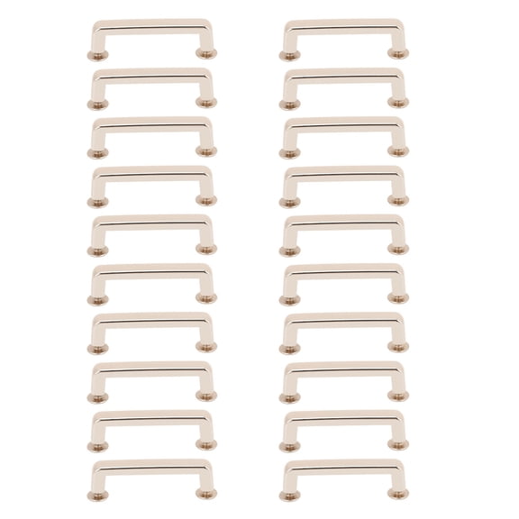 NFTIGB 20 Pieces Silver Arch Bridge Clasp Zinc Alloy 32x7x7mm (1.26x0.28x0.28 inches) Crossing Screw Metal D Ring Connector Buckle for Leather Projects Bags Belts Hardware Accessories
