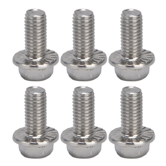 NFTIGB 20Pcs M10x1.5 Screw Bolts A2-70 Stainless Steel Flanged Hex Head Bolt with Gasket DIN6921, M10 x 20mm / 0.79 inches Length, 20 Pieces Metric Hardware Fasteners for Construction