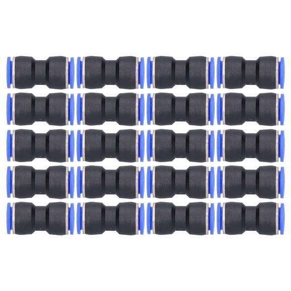 NFTIGB 20Pcs Pneumatic Reducing Connector Straight Push in Reducer Fittings for P16-14 Air Tube (16mm to 14mm / 0.63 inches to 0.55 inches)