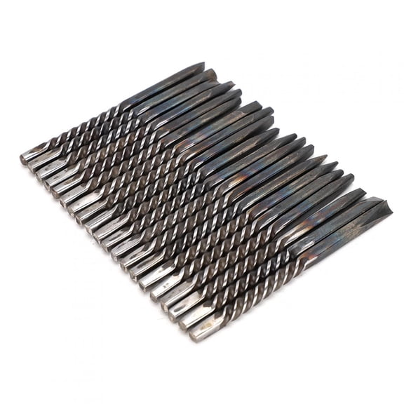 NFTIGB 20Pcs/Set Professional Jewelry Anvil Chisel Tools Processing Making Carving Kit, High Quality Metal Engraver Tool For Crafts Pattern Creation (4.72 inches / 12 cm)