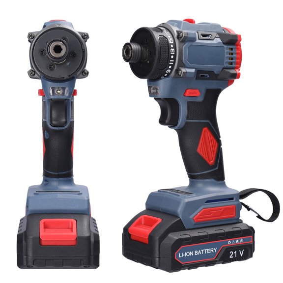 NFTIGB 21V Multi-function Electric Screwdriver, 55Nm Torque Brushless Motor, Practical Screw Driver for Home Appliances Furniture Installation Automotive Electronics Repairing, Bare Tool, No Battery
