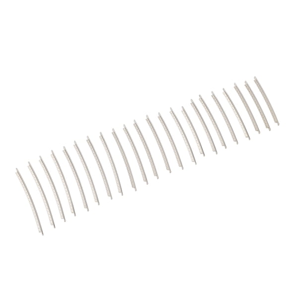 NFTIGB 22 Pcs Guitar Fret 2.2mm White Copper Fret Wires Replacement Parts for Acoustic Guitars